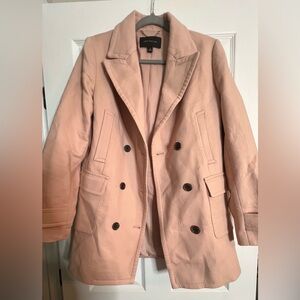 Ann Taylor - Light Pink city coat - Size M